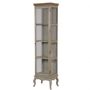 Vieux Olive Green Aged Glazed Narrow Cabinet